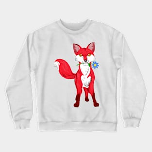 Happy Fox Crewneck Sweatshirt